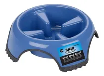Comprar Plato Para Perros Petmate Skid Stop Alimentación Lenta Color Azul