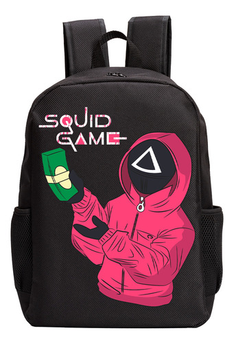 Kit Mochila E Bag Round Six Triangulo Mascarado Squid Game