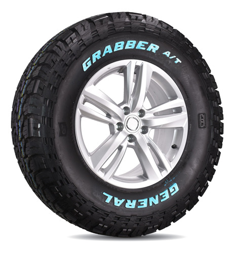 Llanta General Tire Grabber 285/70r17 121/118s A/tx Rwl