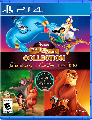 Juego Disney Libro De La Selva Aladdín Rey Leon Para Ps4 Ps5