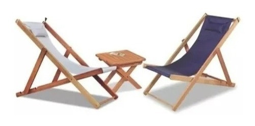 Imagen 4 de 9 de Reposera De Madera Eucaplitus Lona Plegable Ideal Para Jardin Patio Pileta Playa Lona Extraible Y Lavable