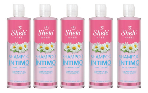 5 Pack Shampoo Íntimo Shelo