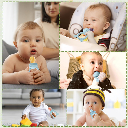 Jexfun Silicone Baby Fruit Alimenter De Alimentación De Alim