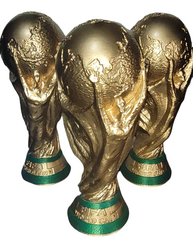 Copa Del Mundo Fifa Futbol Replica Tamaño Real Pintada 3d