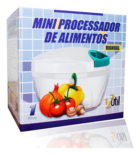 Triturador De Alimentos Manual 3 Laminas Para Alho Cebola