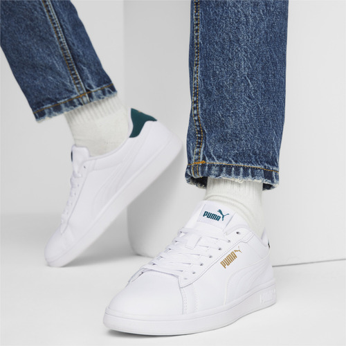 Tenis Casuales Puma Smash 3.0 L Unisex Blanco 24 Mx
