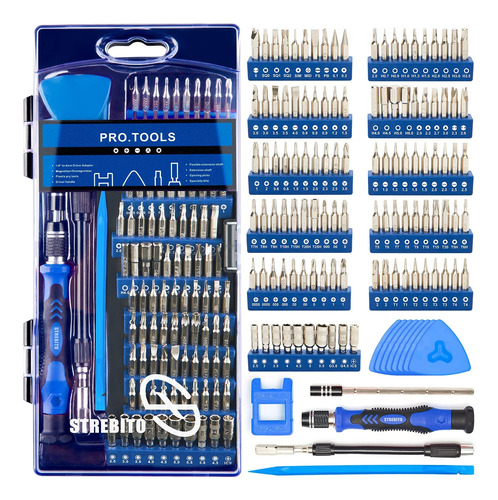 Kit D/herramientas Strebito P/reparar iPhone/pc/xbox/azul