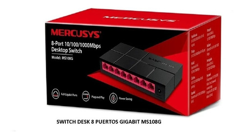 Switch Desk 8 Puertos Gigabit Ms108g
