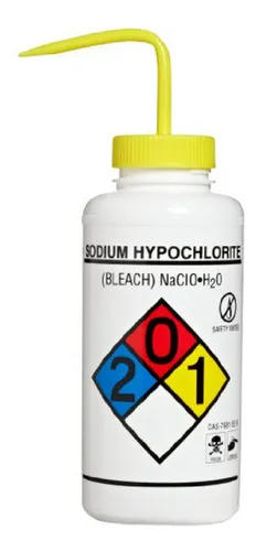 Botellas De Lavado De Hipoclorito De Sodio (cloro) 1000ml, P