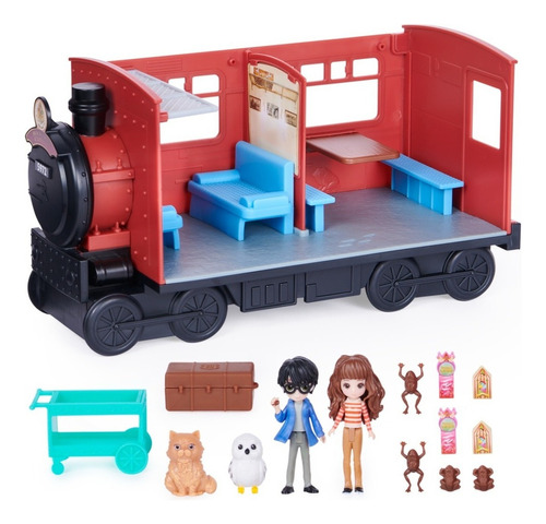 Set de figuras de acción Spin Master Magical Minis Wizarding World Howarts Express - 15 piezas