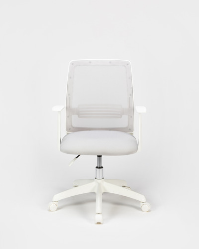 Sillón Mint Gerencial Neumático Blanco Sin Cabezal 