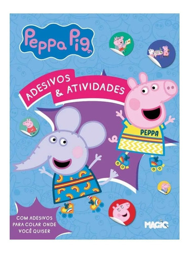 Livro Infantil Peppa Pig - Adesivos E Atividades
