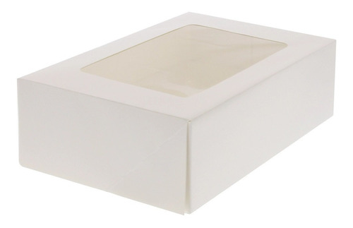 Cajas Cartulina Kraft Para 6 Cupcakes Pack De 10 Unidades