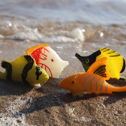 Juguetes De Silicona Para Decorar Peces Falsos