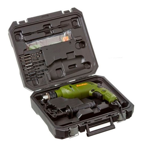 Imagen 4 de 7 de Taladro Percutor 600 Watts + Valija + Accesorios Bauker