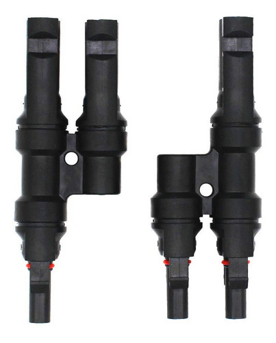 Imagen 2 de 10 de Par Conectores Mc4 T2 Doble Paneles Solares 1 M + 1 H Hobb