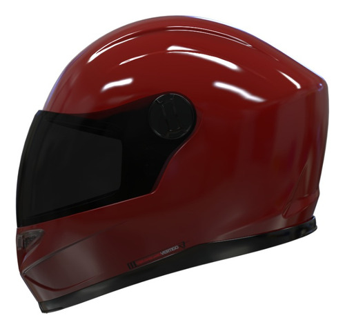 Casco para moto integral Vertigo V32 Vanguard  rojo brillo brilloso talle M 