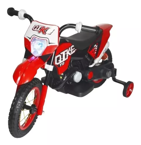 Mini Moto Eletrica Infantil Moto Cross 6v Com Luz E Som