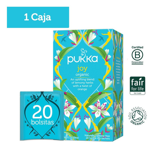 1 Caja Pukka Té Joy 20 Bolsitas