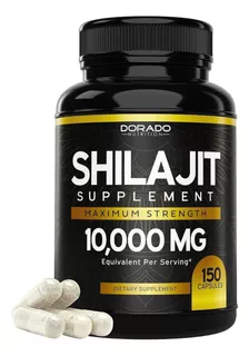 Shilajit Ácido Fúlvico Producción Energía 10000mg X 150 Cáps