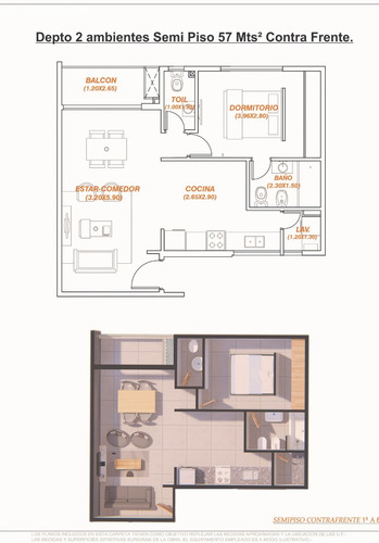 Imagen 8 de 13 de Departamentos Semipiso 2 Ambientes Castelar Norte Financiado