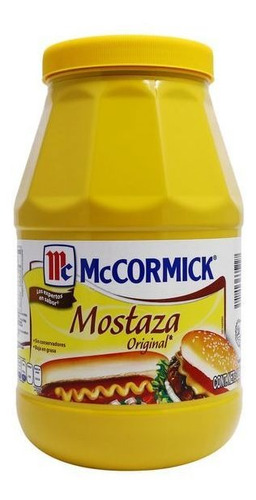 Mostaza Mccormick Baja En Grasa, Caja Con 4 Piezas