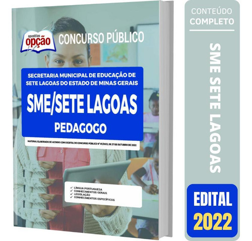 Apostila Sme Sete Lagoas Mg - Pedagogo