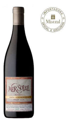 Vinho Mer Soleil Slh Pinot Noir 2017 Caymus Vineyards 750ml