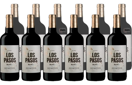 Vino Los Pasos Malbec 750ml X 12 Unidades