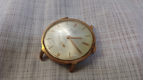 Antiguo Reloj Pulsera Renis Cal. As 1525 17 Rubis P/arreglar Sin Malla Dorado Crema (Usado)