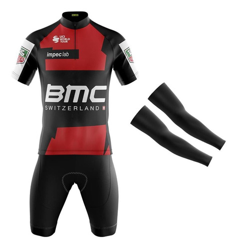 Conjunto Ciclismo Bermuda E Camisa Bmc *12x S/juros*