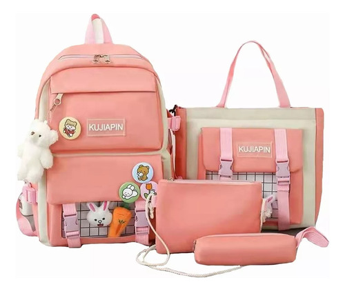 Juego De Mochilas Escolares Y Lapicera Juveniles Para Laptop