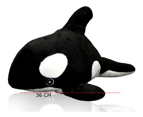 Orca De Peluche 36 Cm Phi Phi Toys