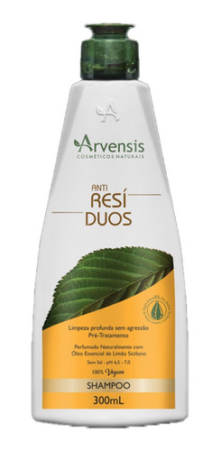 Shampoo Arvensis Vegano Anti Resíduo 300ml