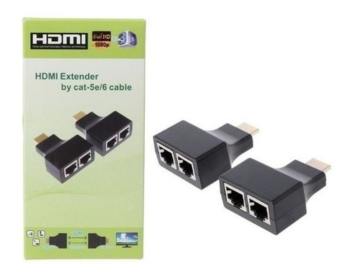 Extender Hdmi Rj45 Lan Ethernet Utp 30mts