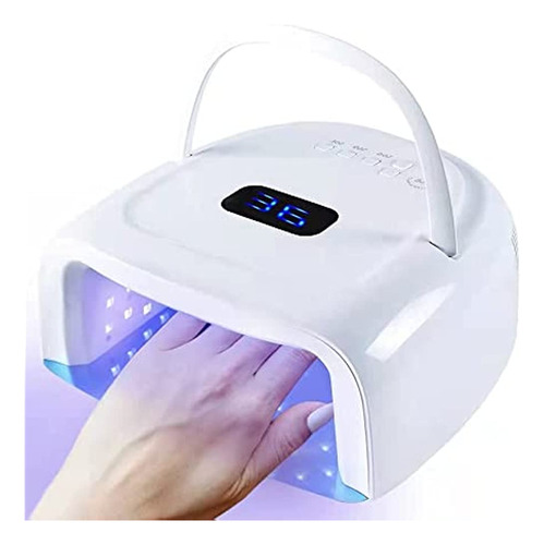 Lámpara De Uñas Led Uv, Secador De Uñas Led Uv Recargable Pr