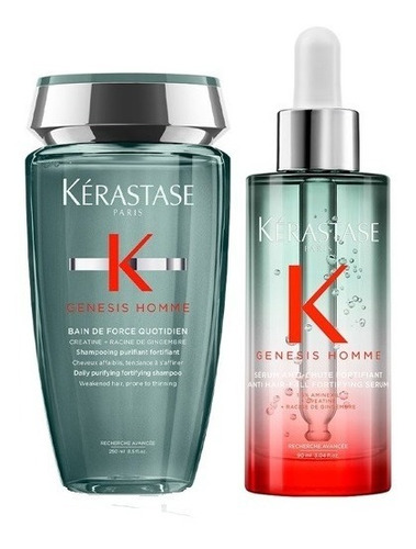 Serum Anti Caída  Genesis Y Bain Force Homme Kerastase