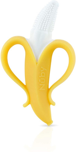 Nuby Nananubs Banana Masajeador Cepillo De Dientes, Amarillo