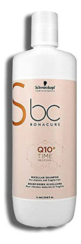 Shampoo Micelar Bc Bonacure Q10+ Time Restore, 33.8 Oz.