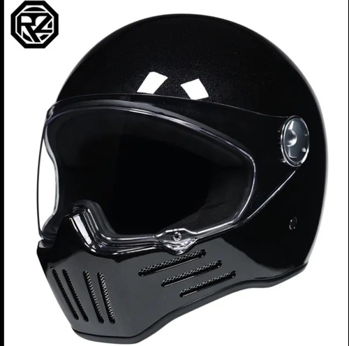 Casco Cerrado Integral Certificado Vintage Retro Chopper