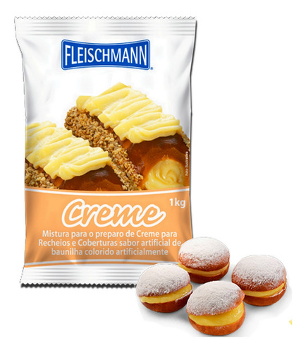 Kit Sonhos Mistura Creme De Confeiteiro E Açúcar Impalpável