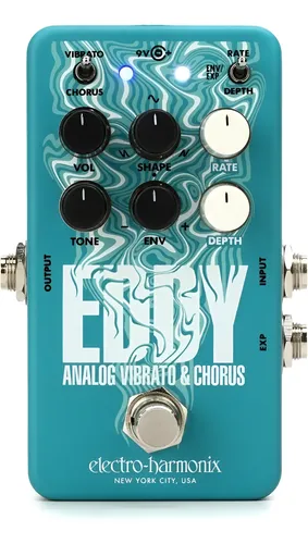 Electro-Harmonix / Eddy アナログバイブレーター&コーラス Pedal Electro Harmonix Eddy Vibrato / Chorus Made In Usa | Frete