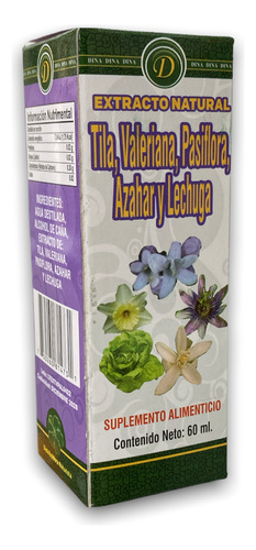 Extracto Tila, Valeriana, Pasiflora, Azahar Y Lechuga 60 Ml