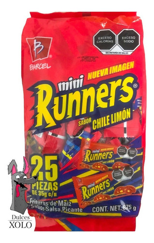 Barcel Botana Papas Runners Mini 25 Piezas