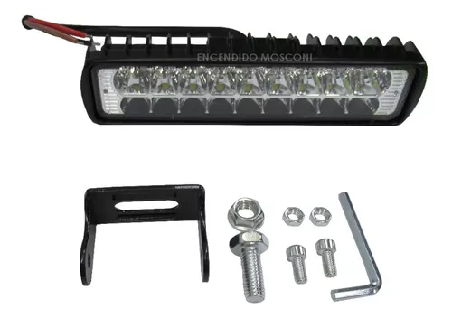 Barra Led Faro 60w 20 Led Spot Flood 4x4 Cuatri Agro El Par