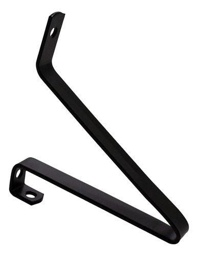 Suporte Vertice Preto 10 Cm Prateleiras Parede Vidro 2 Peças