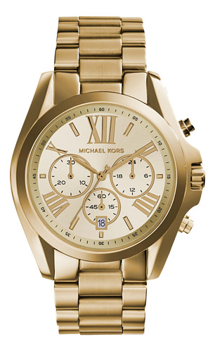 Reloj Michael Kors Bradshaw Para Mujer En Tono Dorado Mk5605
