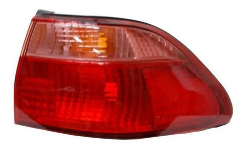 Calavera Honda Accord 1998-1999-2000 4p Rojo/blanco Ext