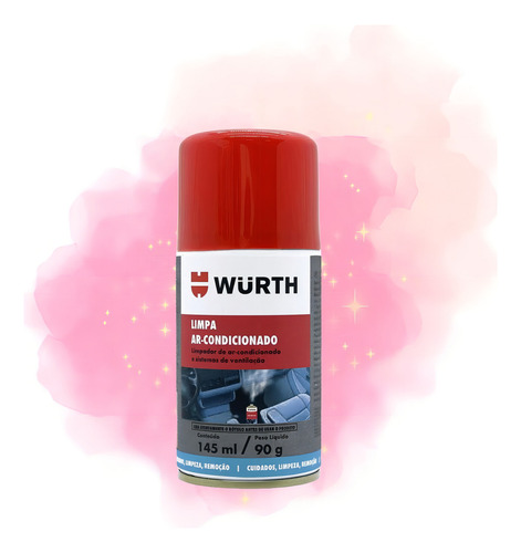 Limpa Ar Condicionado Higienizador Automotivo Wurth Aromas