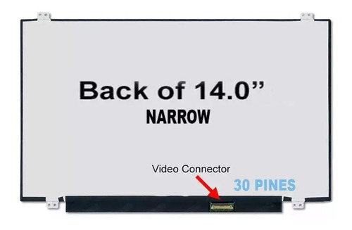 Pantalla 14.0  Slim Narrow 30 Pines 1080p Con Oreja